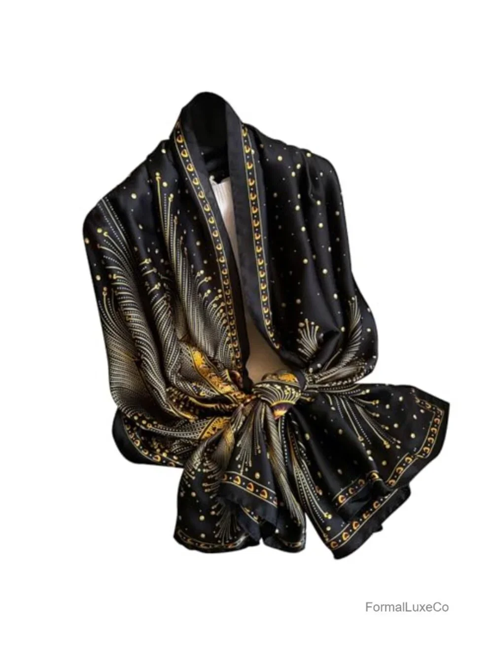 Women's Floral Polyester Oversized Scarf Shawl Wrap Lightweight Silk Like